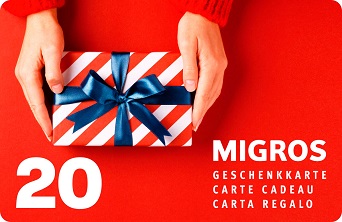 Migros Geschenkkarte 20