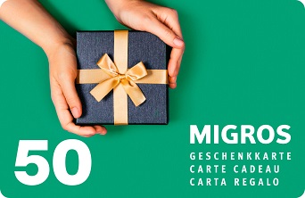 Migros-Geschenkkarte 50