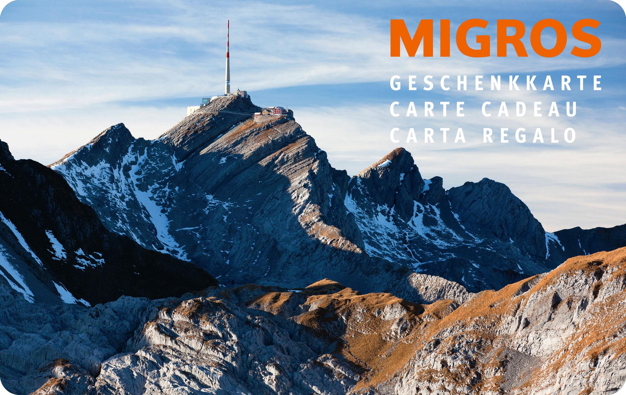 Geschenkkarte Ostschweiz